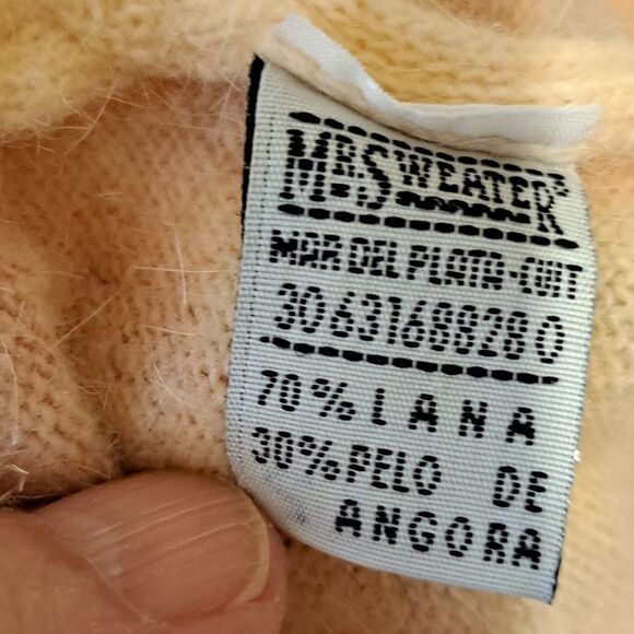 Plaza Sweaters Made in Argentina Cottage Core, Granny Core Button Up Sweater - - Picture 14 of 16